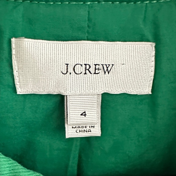 J. Crew Lady Jacket Mint Green Tweed Collarless Blazer - Picture 3 of 7